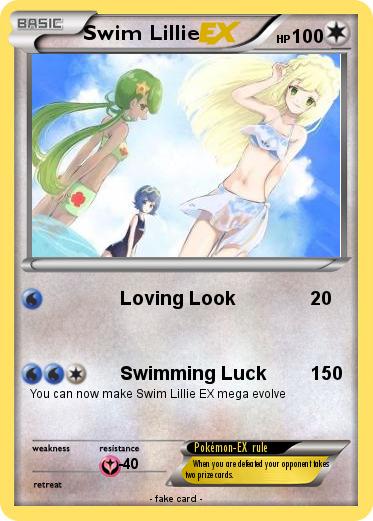 Pokemon Swim Lillie