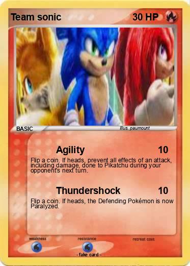 Pokemon Team sonic