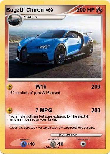 Pokemon Bugatti Chiron