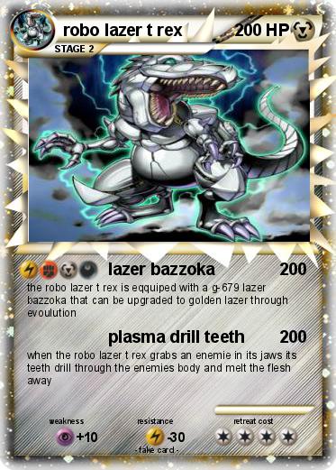 Pokemon robo lazer t rex