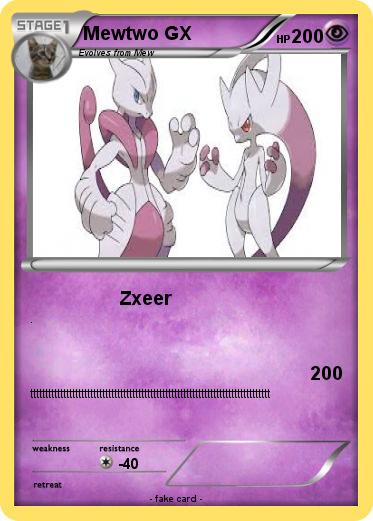 Pokemon Mewtwo GX