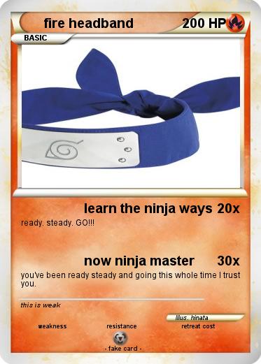 Pokemon fire headband