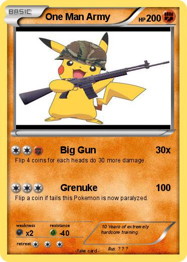 Pokemon One Man Army