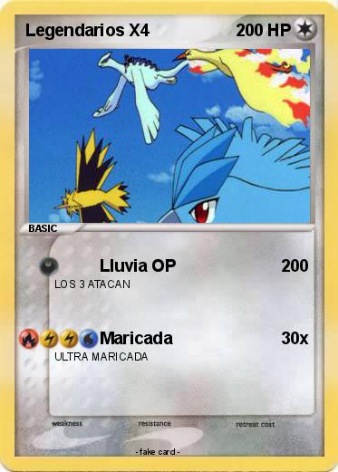 Pokemon Legendarios X4