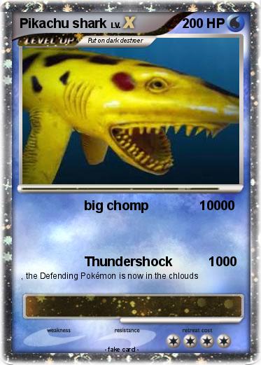 Pokemon Pikachu shark