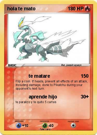 Pokemon hola te mato