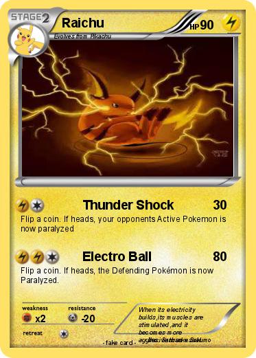 Pokemon Raichu