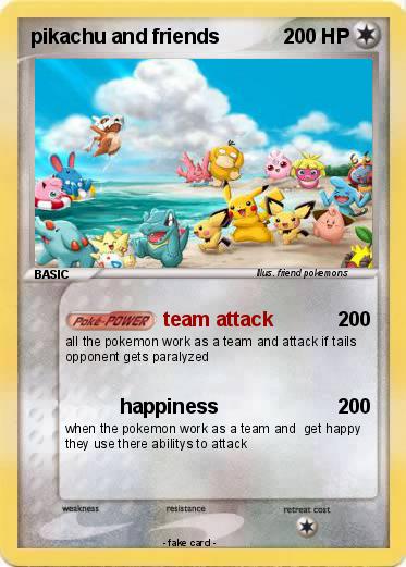Pokemon pikachu and friends