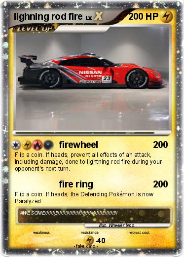 Pokemon lighning rod fire