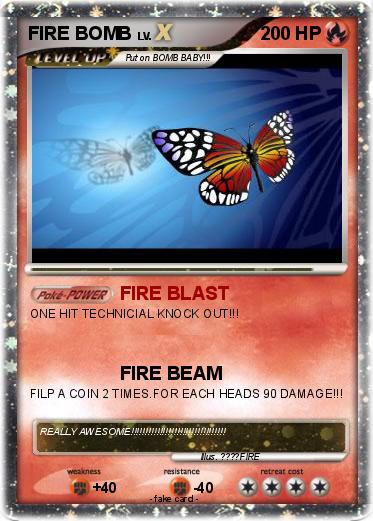 Pokemon FIRE BOMB