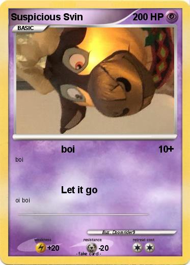 Pokemon Suspicious Svin