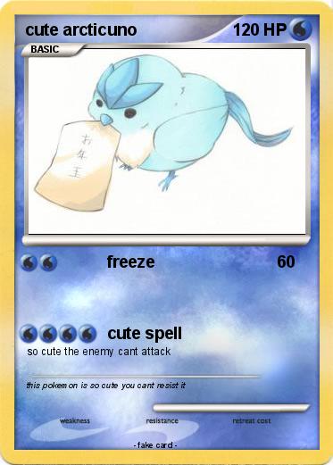 Pokemon cute arcticuno