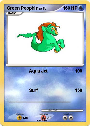 Pokemon Green Peophin