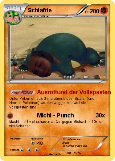 Pokemon Schlafrie