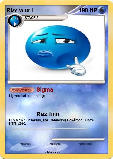 Pokemon Rizz w or l