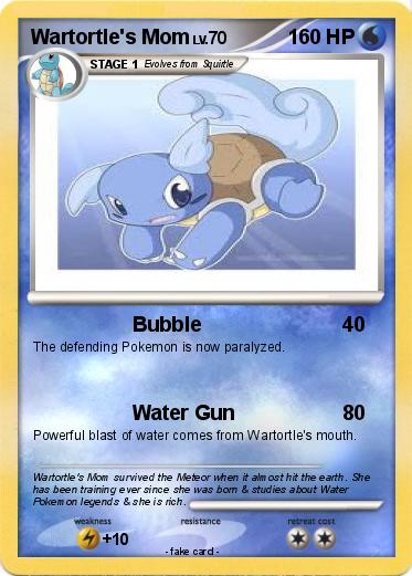 Pokemon Wartortle's Mom