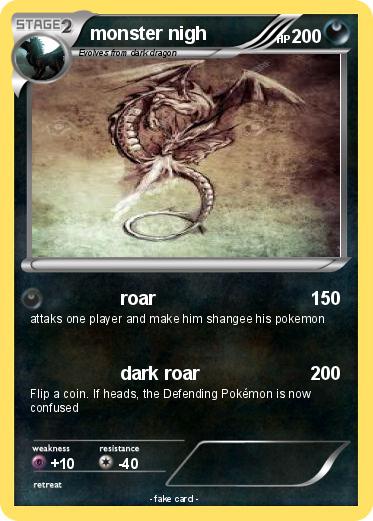 Pokemon monster nigh