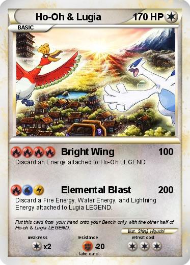 Pokemon Ho-Oh & Lugia