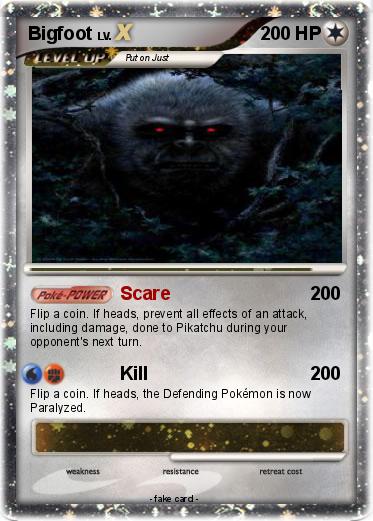 Pokemon Bigfoot