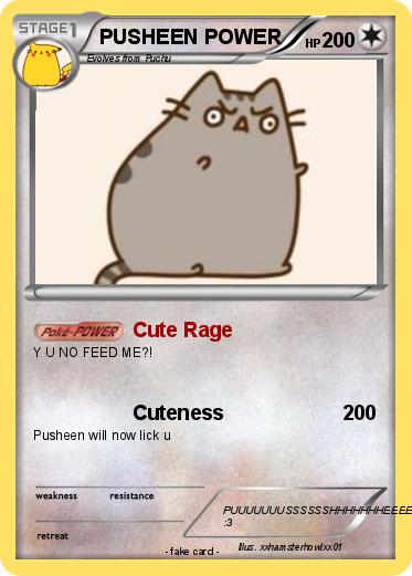 Pokemon PUSHEEN POWER