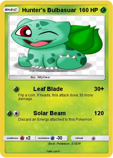 Pokemon Hunter's Bulbasuar