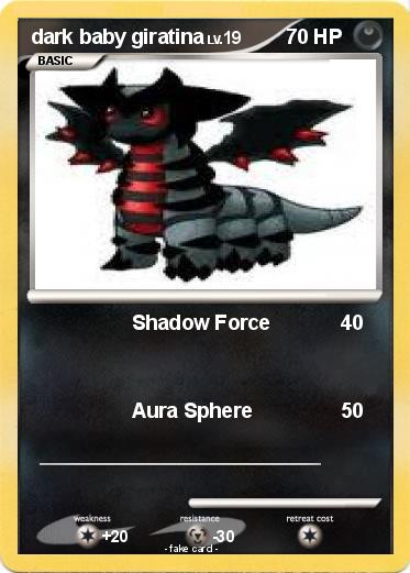Pokemon dark baby giratina