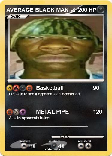 Pokemon AVERAGE BLACK MAN