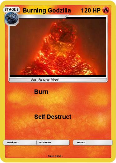 Pokemon Burning Godzilla