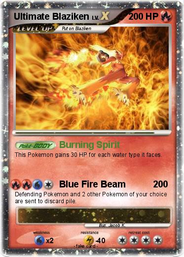 Pokemon Ultimate Blaziken
