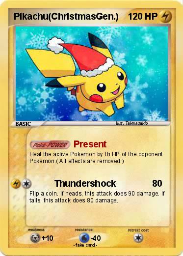 Pokemon Pikachu(ChristmasGen.)