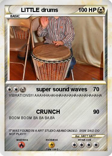 Pokemon LITTLE drums