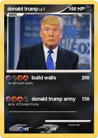 Pokemon donald trump