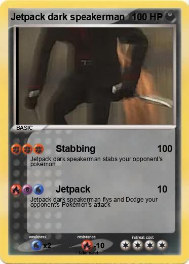 Pokemon Jetpack dark speakerman