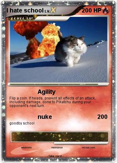 Pokemon I hate school