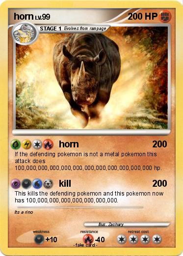 Pokemon horn