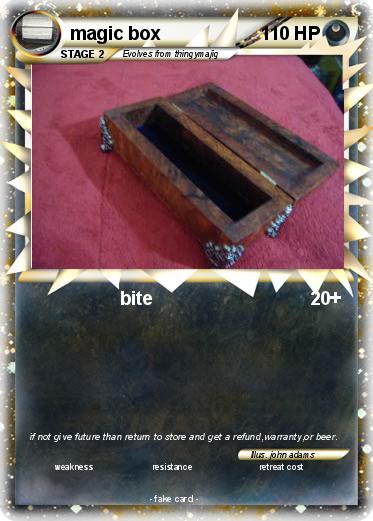 Pokemon magic box