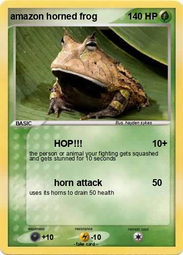 Pokemon amazon horned frog