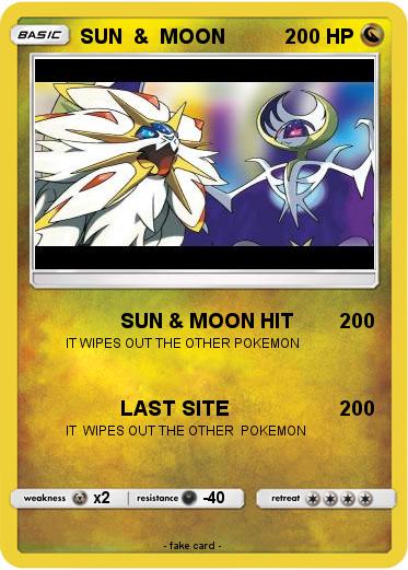 Pokemon SUN  &  MOON