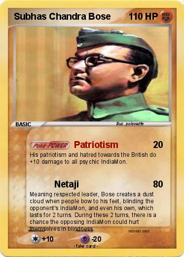 Pokemon Subhas Chandra Bose