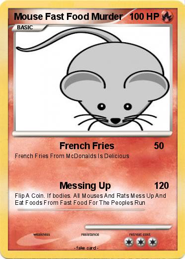 Pokemon Mouse Fast Food Murder