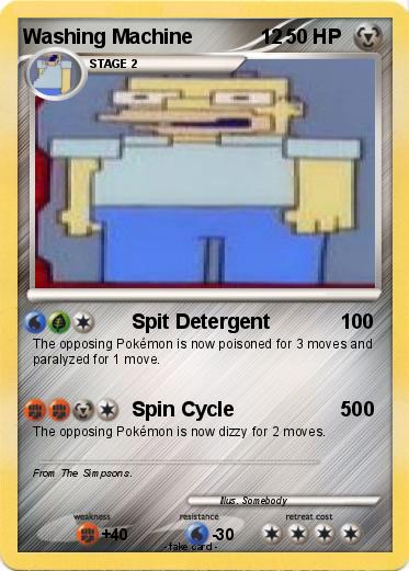 Pokemon Washing Machine            12