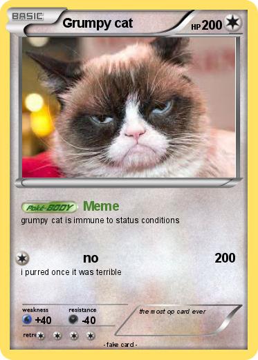 Pokemon Grumpy cat