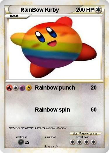 Pokemon RainBow Kirby