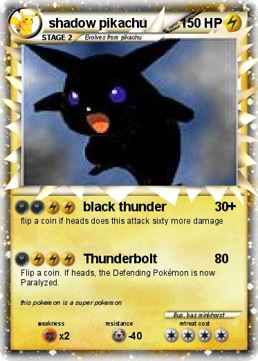 Pokemon shadow pikachu