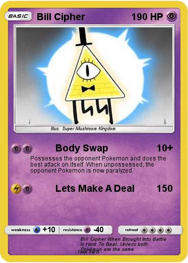 Pokemon Bill Cipher