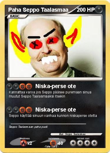 Pokemon Paha Seppo Taalasmaa