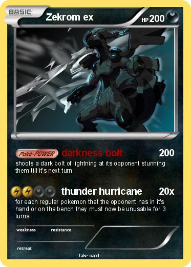 Pokemon Zekrom ex