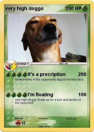 Pokemon very high doggo