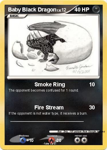 Pokemon Baby Black Dragon