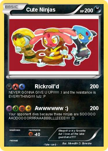 Pokemon Cute Ninjas